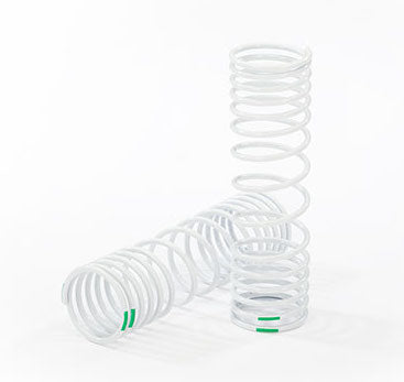 Traxxas 6866 Rear Progressive (-10% Rate Green) White Shock Springs for 4x4 Vehicles