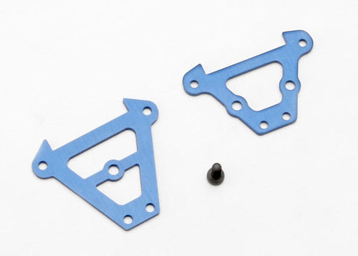 Traxxas 7023 Blue Aluminum Bulkhead Tie Bars for 1/16 Vehicles