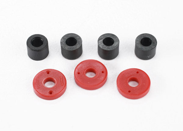 Traxxas 7067 Piston Travel Limiters and (Red 2x0.5mm Hole) Dampers for 1/16 Vehicles
