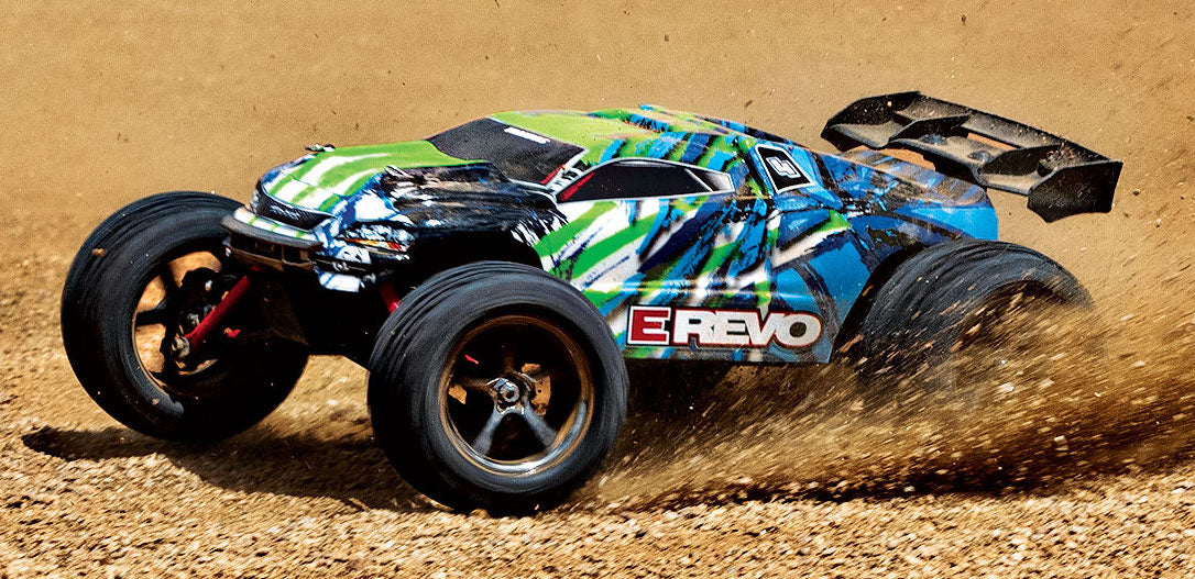 Traxxas 71054-1 1/16 Scale RTR E-Revo 4WD Racing Monster Truck Green
