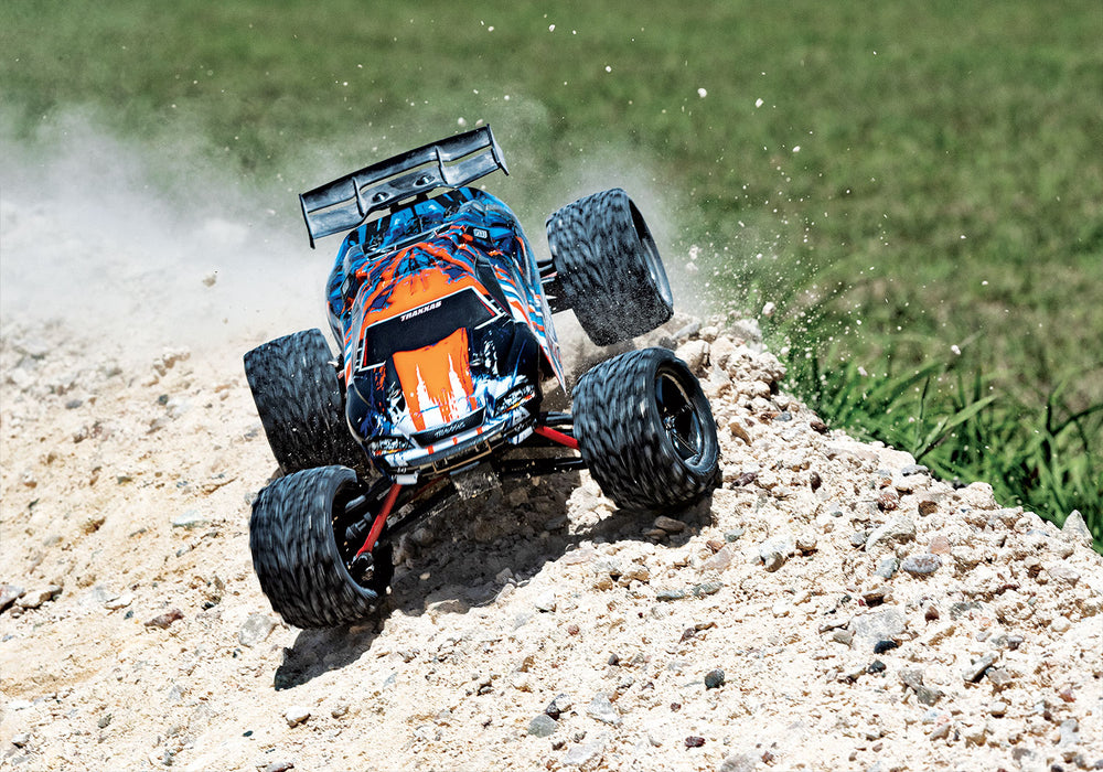 Traxxas 71054-1 1/16 Scale RTR E-Revo 4WD Racing Monster Truck Orange
