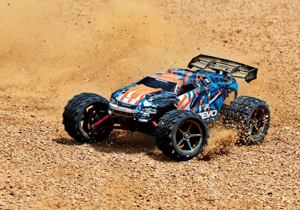 Traxxas 71054-1 1/16 Scale RTR E-Revo 4WD Racing Monster Truck Orange