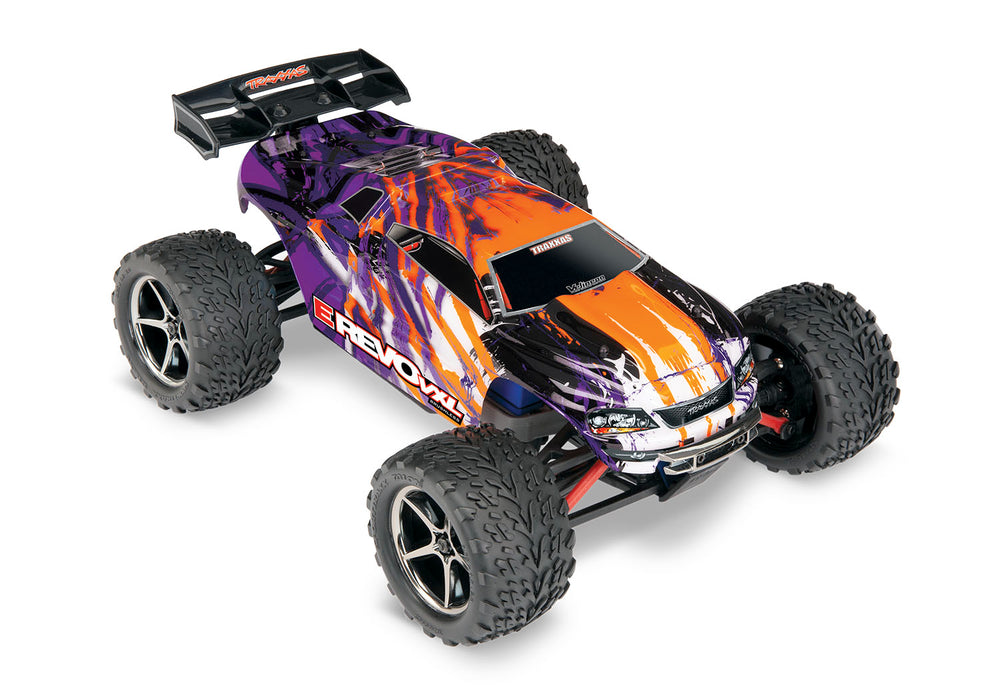 Traxxas 71076-3 1/16 Scale RTR E-Revo 4WD Racing Monster Truck Purple