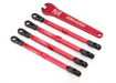 Traxxas 7138X Red Anodized Aluminum Toe Links for 1/16 Vehicles 4 Pack