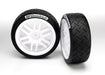 Traxxas 7372 BF Goodrich Soft Compound Tires on White Wheels for 1/16 Rally Car 1 Pair