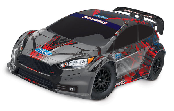 Traxxas 74054-4 Ford Fiesta ST Rally: 1/10 RTR w/ TQ 2.4 — White