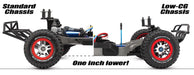 Traxxas 7421 LCG Low Center of Gravity Chassis for Slash 4x4