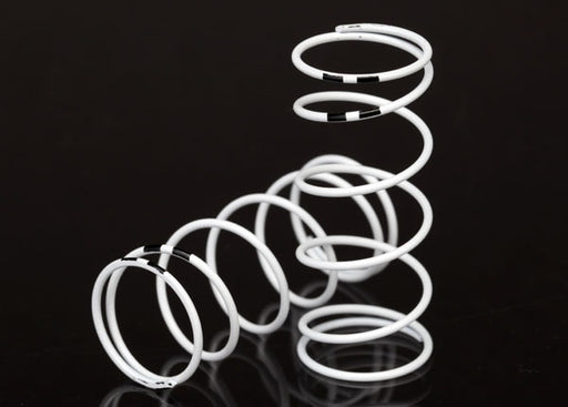 Traxxas 7444 White Front Long GTR Shock Springs (0.767 Rate Black)