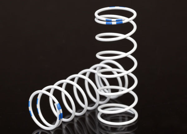 Traxxas 7449 White Rear GTR XX-long Shock Spring 1.004 Rate Blue 1 Pair