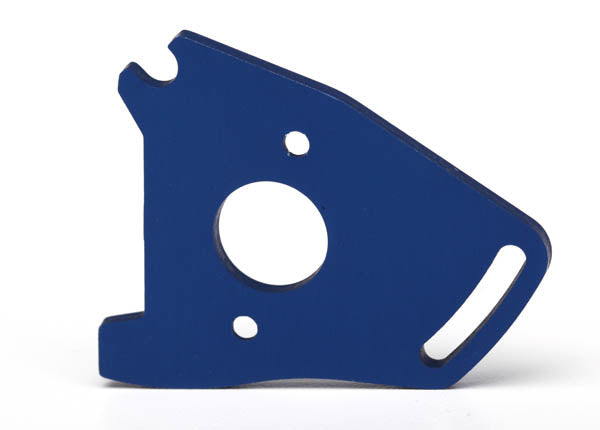 Traxxas 7490 Blue Anodized Aluminum Motor Plate for Slash Rustler and Rally ST 4x4's