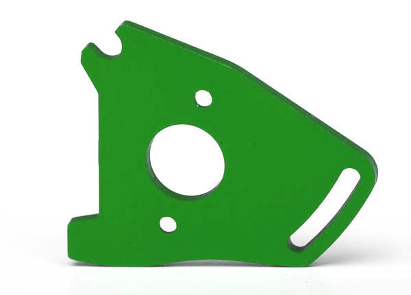 Traxxas 7490G Green Anodized Aluminum Motor Plate for Slash Rustler and Rally ST 4x4's