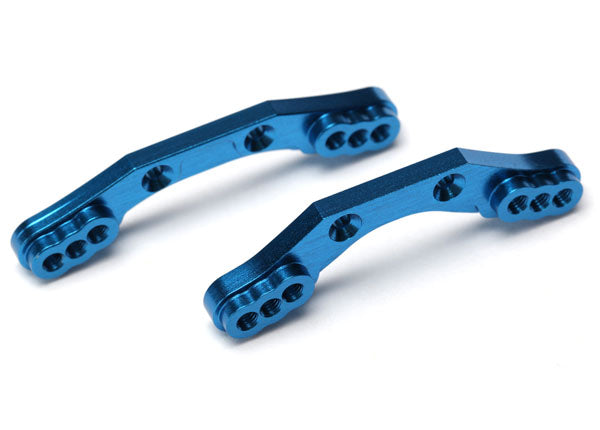 Traxxas 7537X Front and Rear Blue Aluminum Shock Towers for 1/18 LaTrax Rally Car