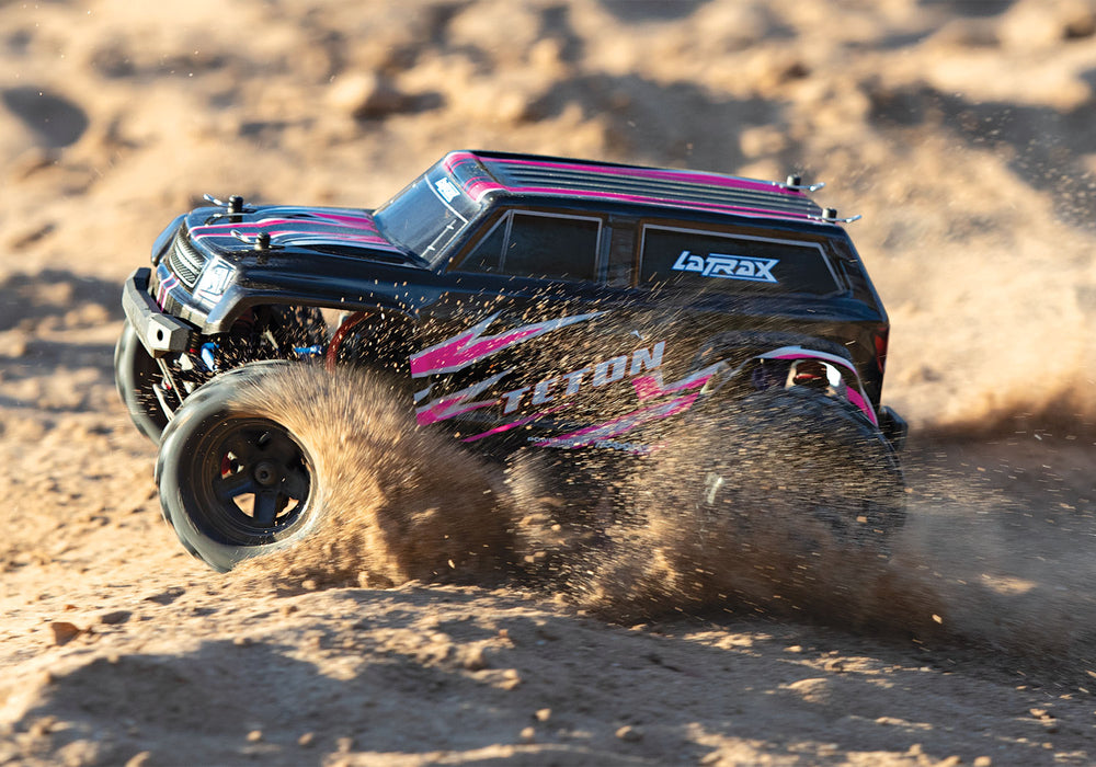 Traxxas 76054-5PINK LaTrax Teton 1/18 Scale 4WD Racing Truck Pink 