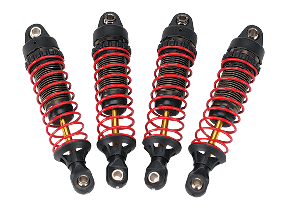 Traxxas 7665 GTR Hard Anodized Aluminum Shock Set for Latrax PreRunner Teton