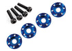 Traxxas 7668 Blue Aluminum Wheel Nut Washer 3x12mm LaTrax PreRunner Teton