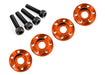 Traxxas 7668X Orange Aluminum Wheel Nut Washer 3x12mm LaTrax PreRunner Teton