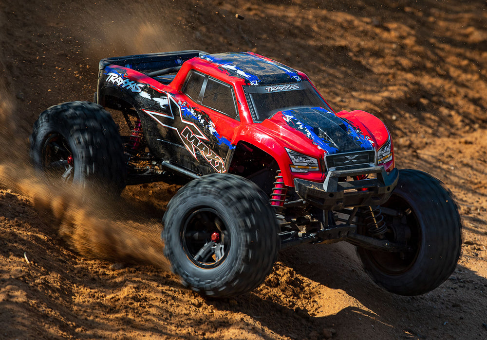 Traxxas 77086-4 X-Maxx Monster Truck with 8S ESC Red X