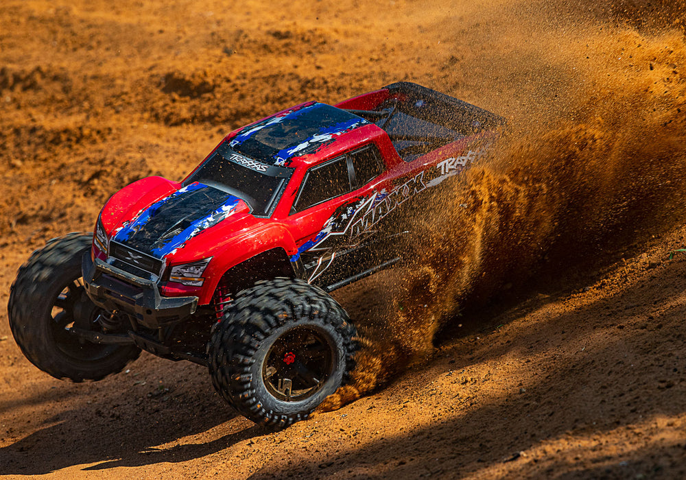 Traxxas 77086-4 X-Maxx Monster Truck with 8S ESC Red X