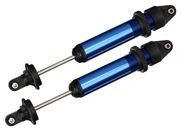 Traxxas 7761 Blue Anodized GTX Shock Shafts without Springs for X-Maxx 1 Pair