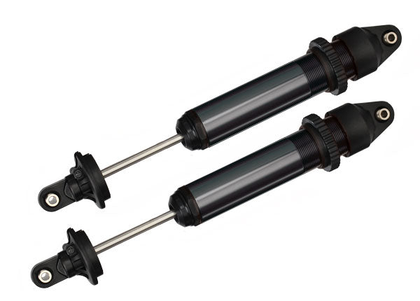 Traxxas 7761A Black Anodized GTX Shock Shafts without Springs for X-Maxx 1 Pair