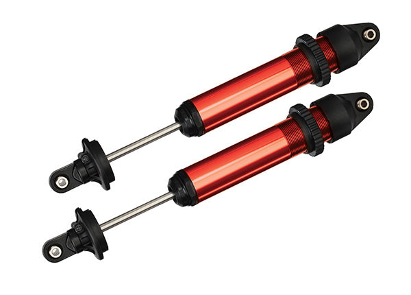 Traxxas 7761R Red Anodized GTX Shock Shafts without Springs for X-Maxx 1 Pair