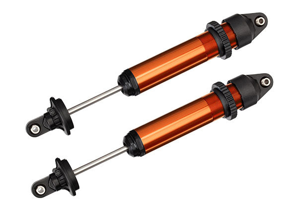 Traxxas 7761T Orange Anodized GTX Shock Shafts without Springs for X-Maxx 1 Pair