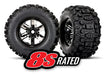 Traxxas 7774A Sledgehammer Tires on Black Chrome Wheels for X-MAXX 1 Pair