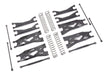 Traxxas 7895 Black WideMaxx Suspension Kit for X-Maxx