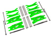 Traxxas 7895G Green WideMaxx Suspension Kit for X-Maxx