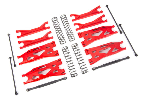 Traxxas 7895R Red WideMaxx Suspension Kit for X-Maxx
