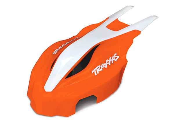 Traxxas 7915 Orange and White Front Canopy for Aton