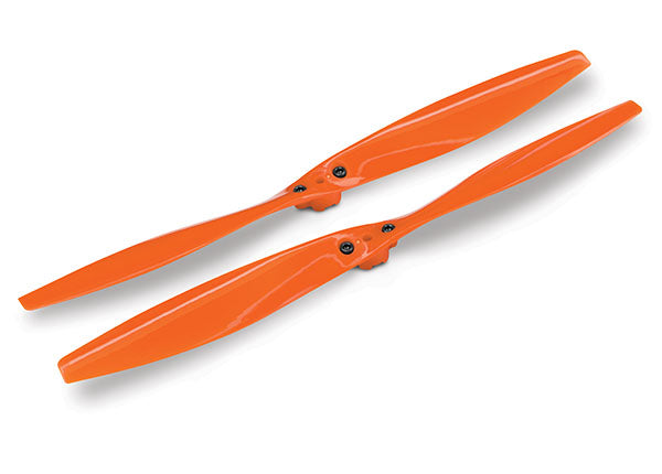 Traxxas 7930 Orange Rotor Blade Set with Screws for Aton 2 Pack