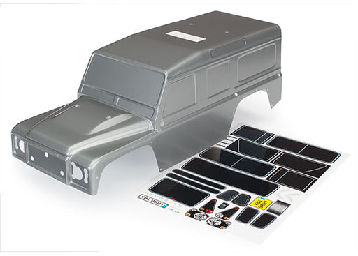 Traxxas 8011X Land Rover Defender Graphite Silver Painted Body
