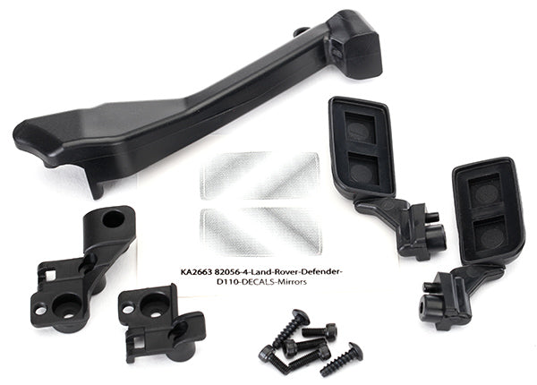 Traxxas 8020 Left and Right Side Mirrors and Snorkel for 8011 TRX-4 Body