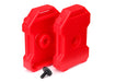 Traxxas 8022 Fuel Canisters Red 2 Pack