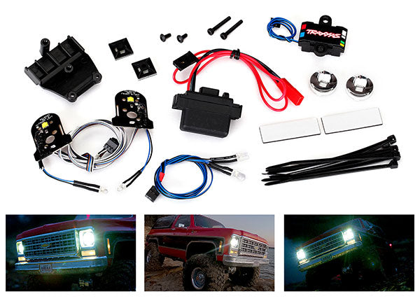 Traxxas 8038 LED Light Set for TRX-4 Chevy K5 Blazer with Power Supply
