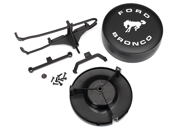 Traxxas 8074 Spare Tire Mount Cover and Bracket for Bronco