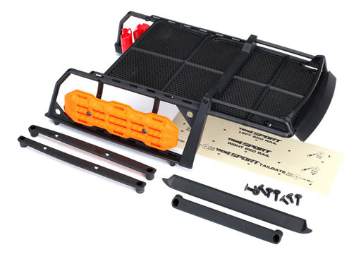 Traxxas 8120X Expedition Rack with Scale Accessories and Mounting Hardware for TRX-4 Sport