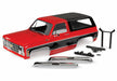 Traxxas 8130R 1979 Chevy K5 Blazer Red and Black Body
