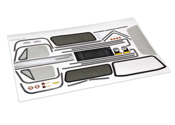 Traxxas 8131 Decal Set for Chevrolet Blazer 1979