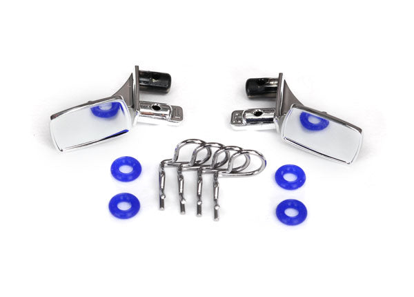 Traxxas 8133 1979 Chevy K5 Blazer Chrome Side Mirrors for 8130 Body