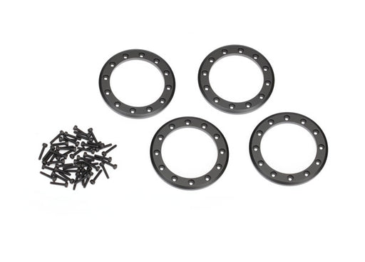 Traxxas 8168T 2.2" Black Aluminum Beadlock Rings 4 Pack