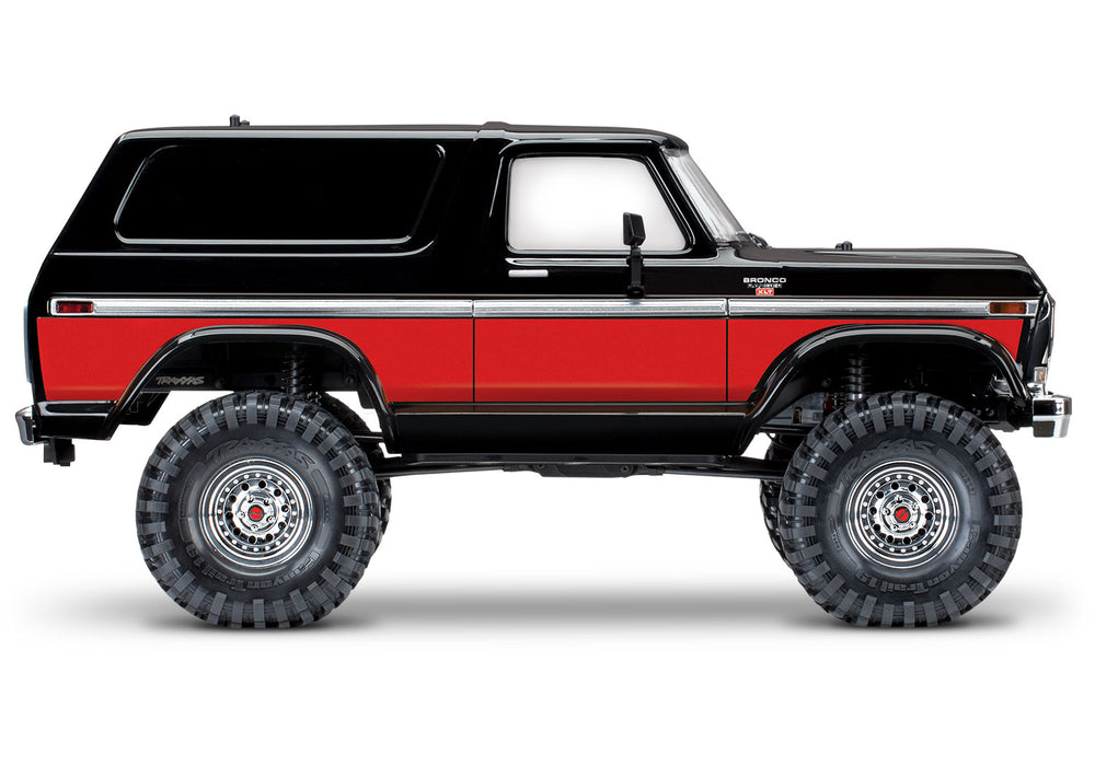 Traxxas 82046-4 TRX-4 Ford Ranger XLT Bronco 1/10 Scale RTR 4WD Crawler Red and Black