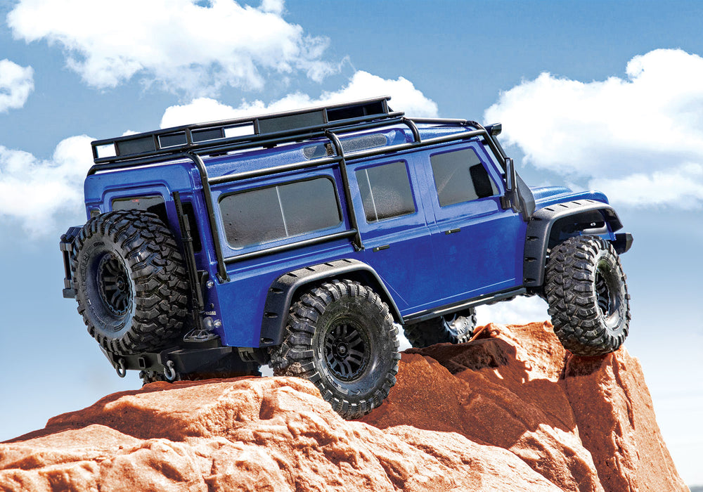 Traxxas 82056-4 TRX-4 Land Rover Defender 1/10 Scale RTR 4WD Crawler Blue