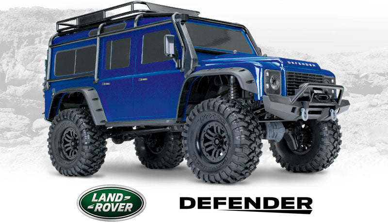 Traxxas 82056-4 TRX-4 Land Rover Defender 1/10 Scale RTR 4WD Crawler Blue