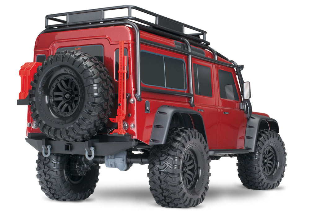 Traxxas 82056-4 TRX-4 Land Rover Defender 1/10 Scale RTR 4WD Crawler Red