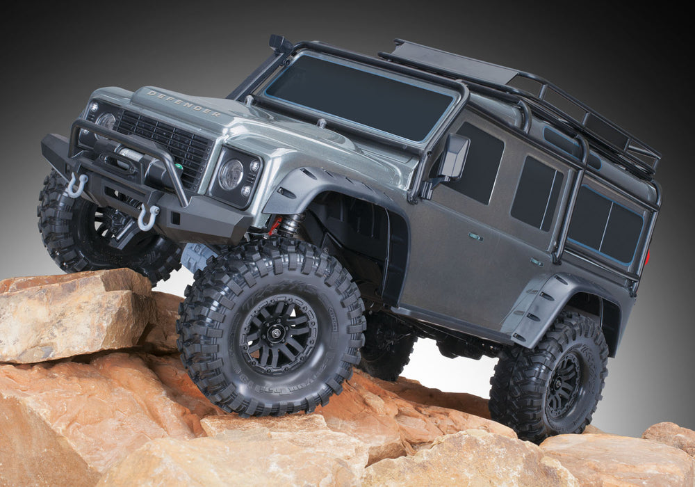 Traxxas 82056-4 TRX-4 Land Rover Defender 1/10 Scale RTR 4WD Crawler Silver