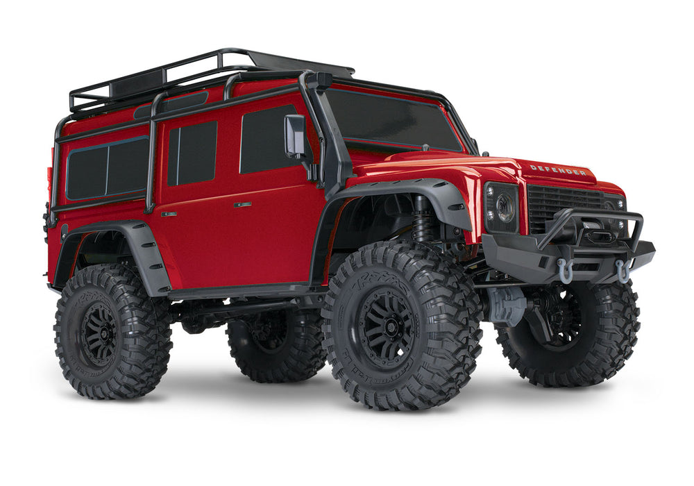 Traxxas 82056-4 TRX-4 Land Rover Defender 1/10 Scale RTR 4WD Crawler Red