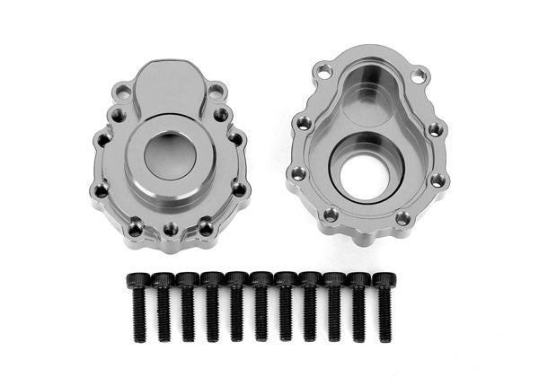 Traxxas 8251A Gray Aluminum Outer Portal Housing for TRX-4