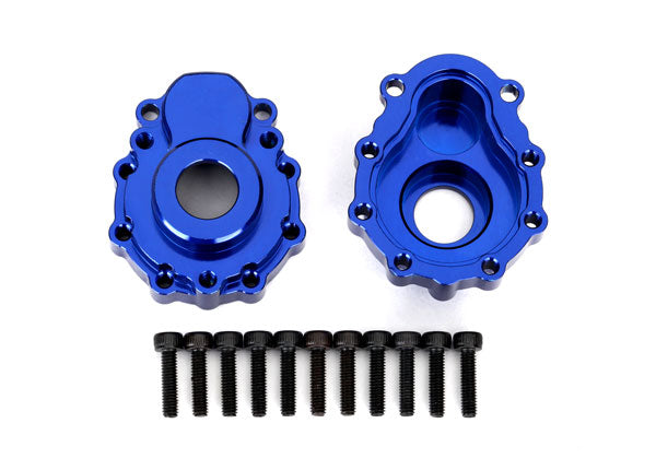 Traxxas 8251X Blue Aluminum Outer Portal Housing for TRX-4